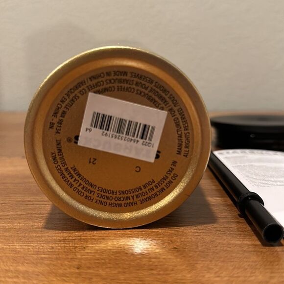 Starbucks Walt Disney World 50th Anniversary‎ Black & Gold Tumbler New in Box - Picture 6 of 6